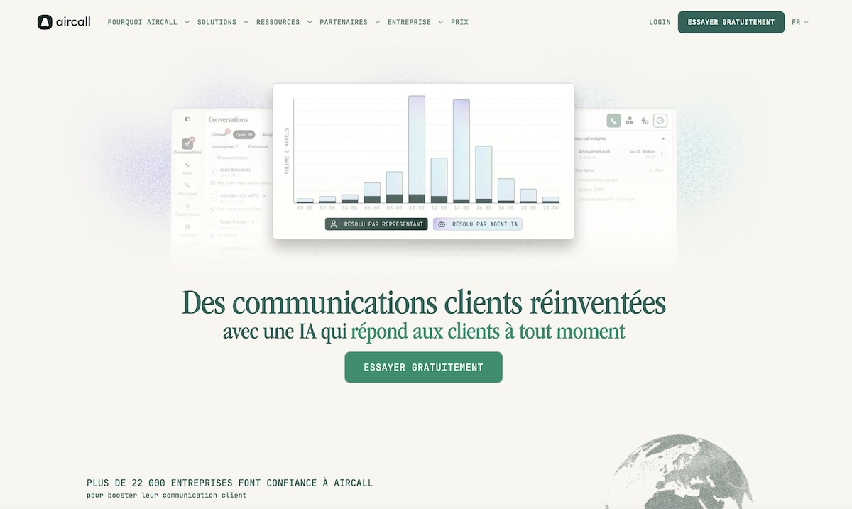 Amélioration de la relation client avec les nouveaux outils IA d&rsquo;Aircall pour PME