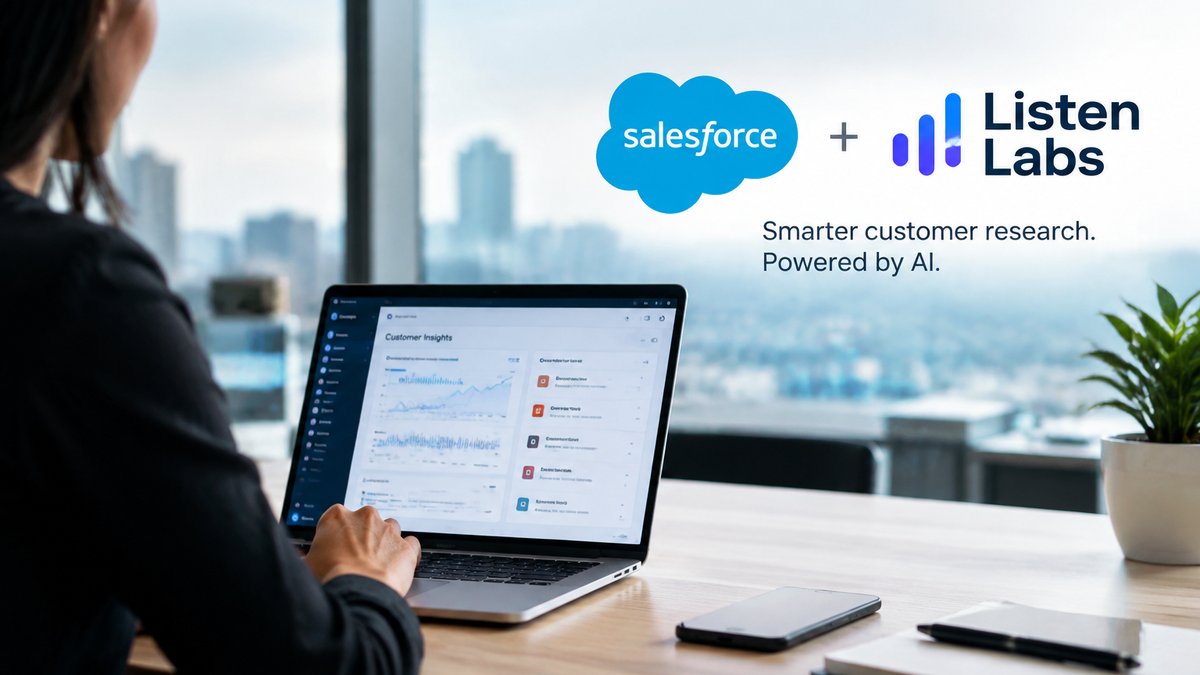 Acquisition de Listen Labs par Salesforce : une avancée dans la recherche client basée sur l&rsquo;IA
