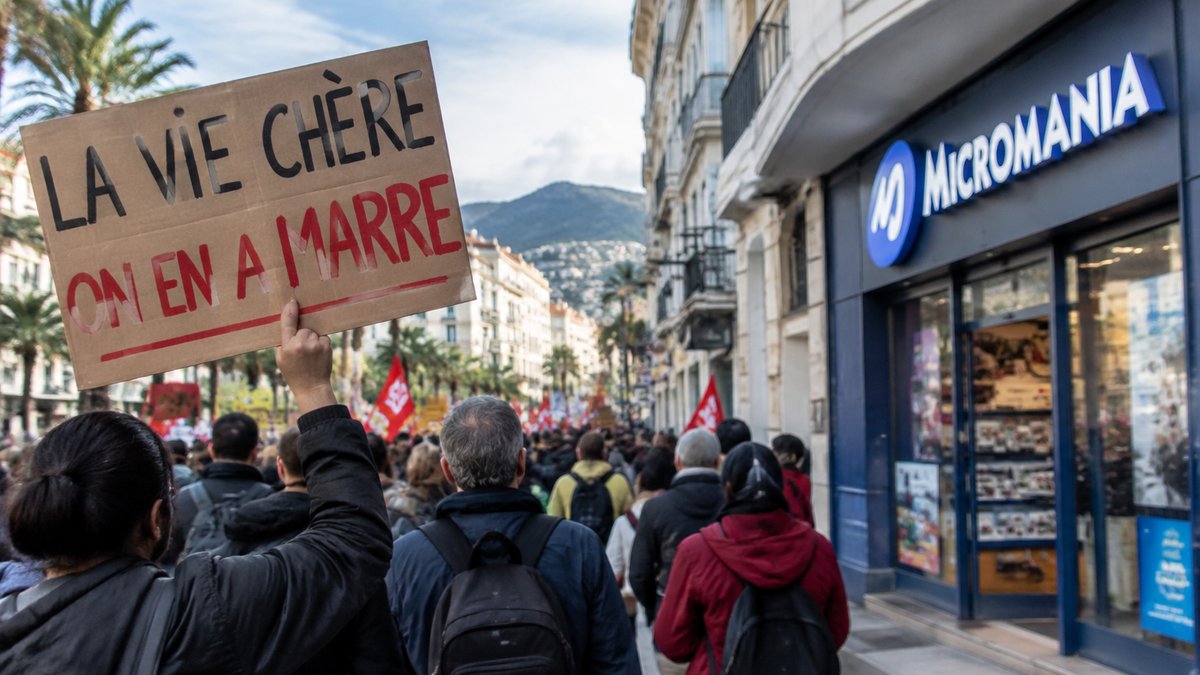 Manifestations contre la vie chère : quel rôle pour le gérant de Micromania à Nice ?