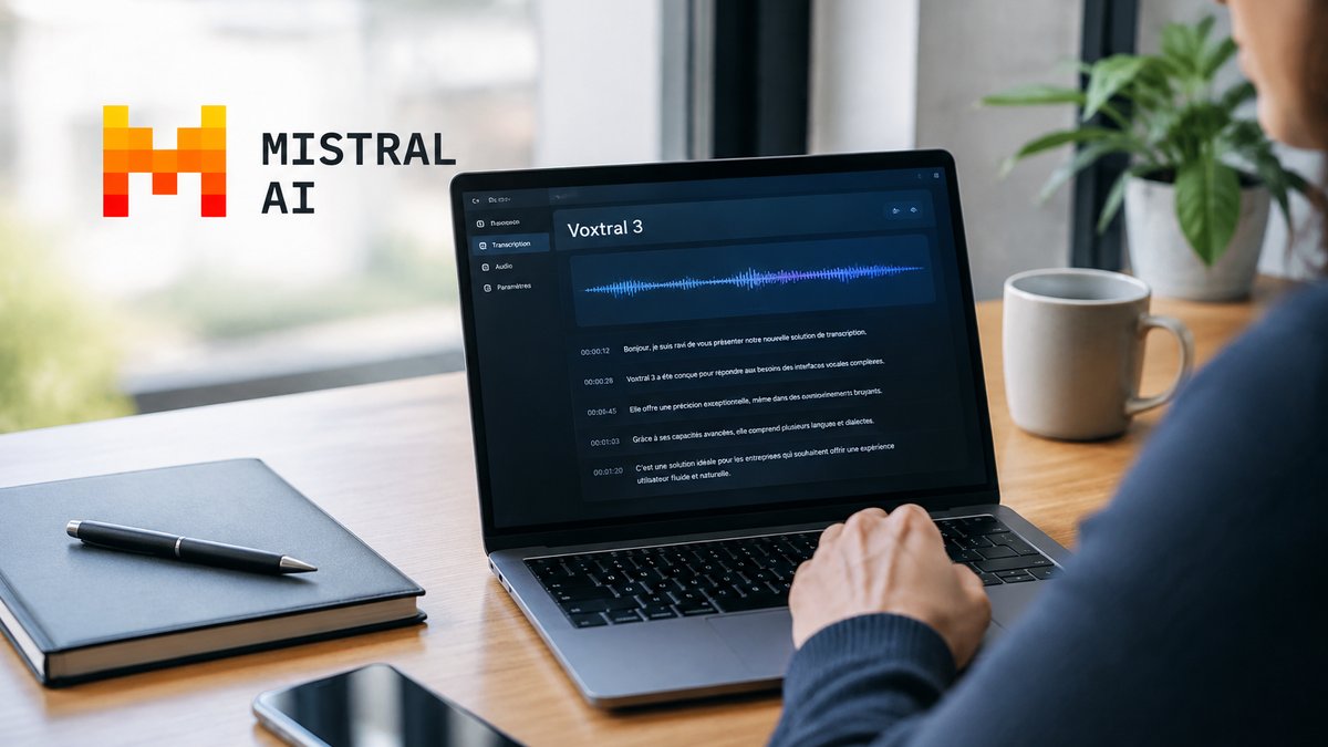 Pourquoi la nouvelle solution de transcription Voxtral 3 de Mistral est-elle incontournable pour les interfaces vocales complexes ?