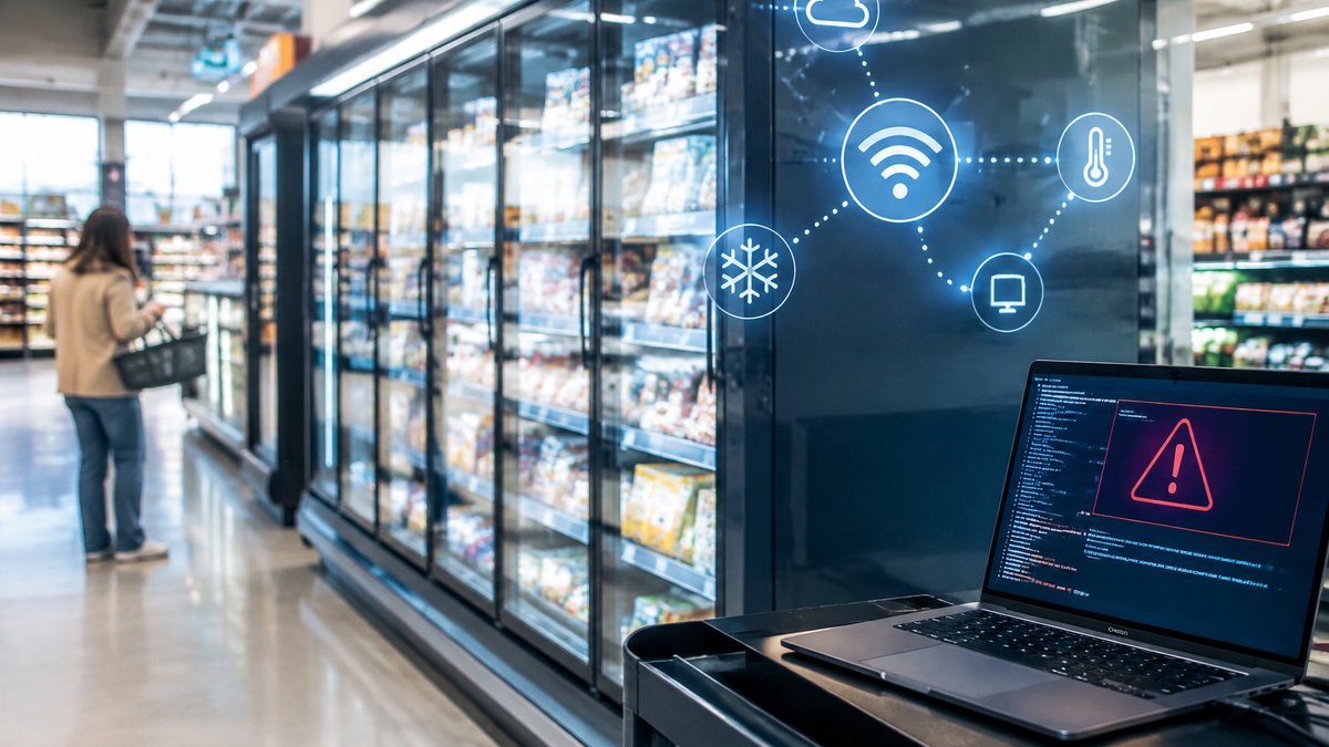 Pourquoi les frigos de supermarchés sont connectés à internet : une vulnérabilité exploitée ?